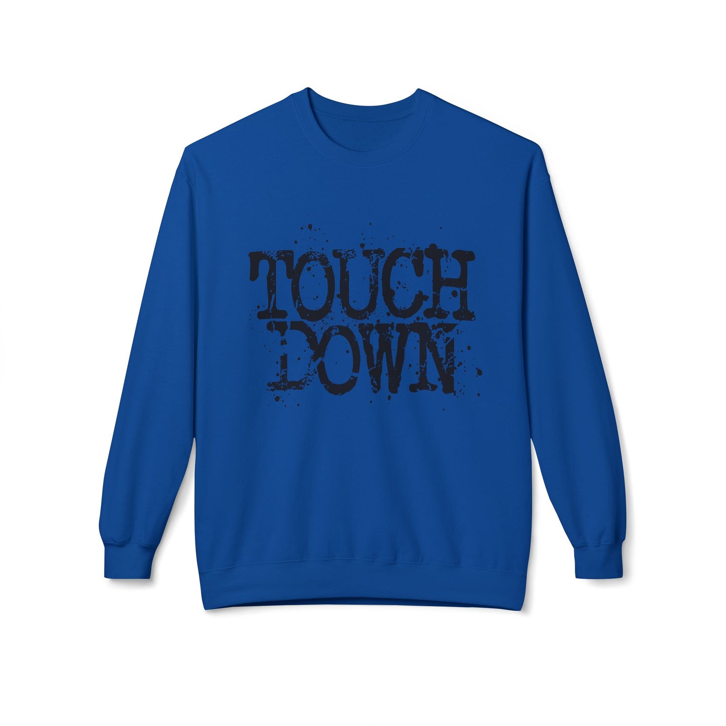 Touchdown Crewneck Sweatshirt - Vintage Grunge Football Pullover