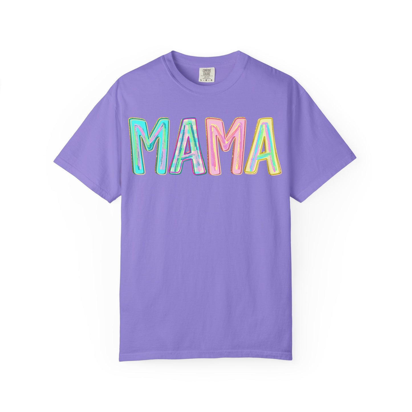 Mama Tee — Colorful Hand-Drawn Letters Mother's Day Mom T-Shirt