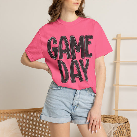 Game Day T-Shirt — Bold Brushstroke Sports Fan Tee