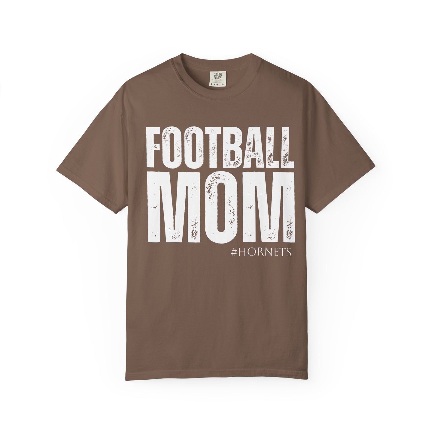 Football Mom T-Shirt — Distressed Team Spirit Tee
