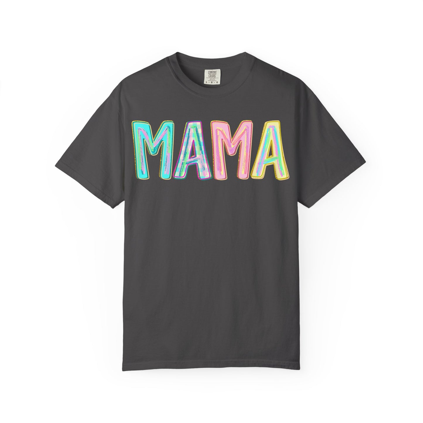 Mama Tee — Colorful Hand-Drawn Letters Mother's Day Mom T-Shirt