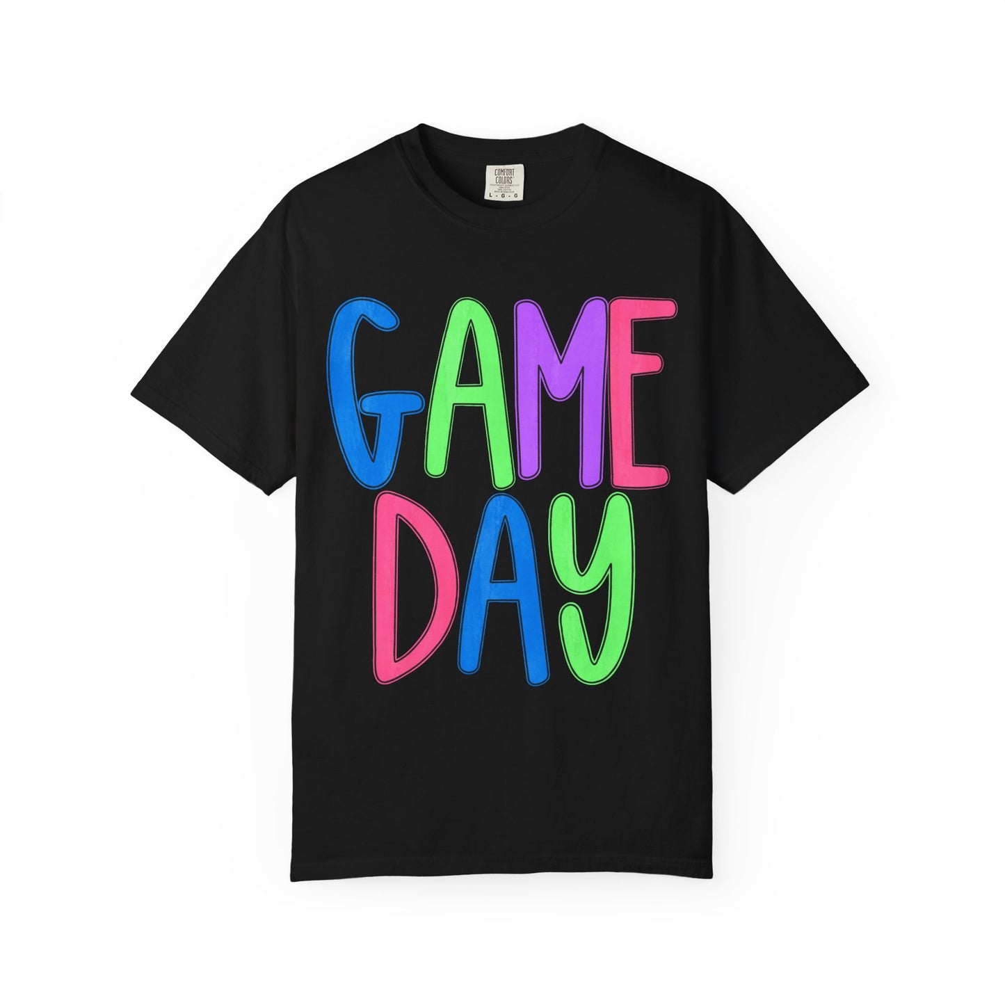 Game Day T-Shirt — Colorful Playful Graphic Tee