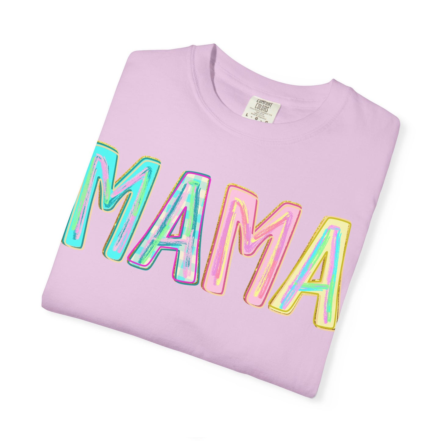Mama Tee — Colorful Hand-Drawn Letters Mother's Day Mom T-Shirt