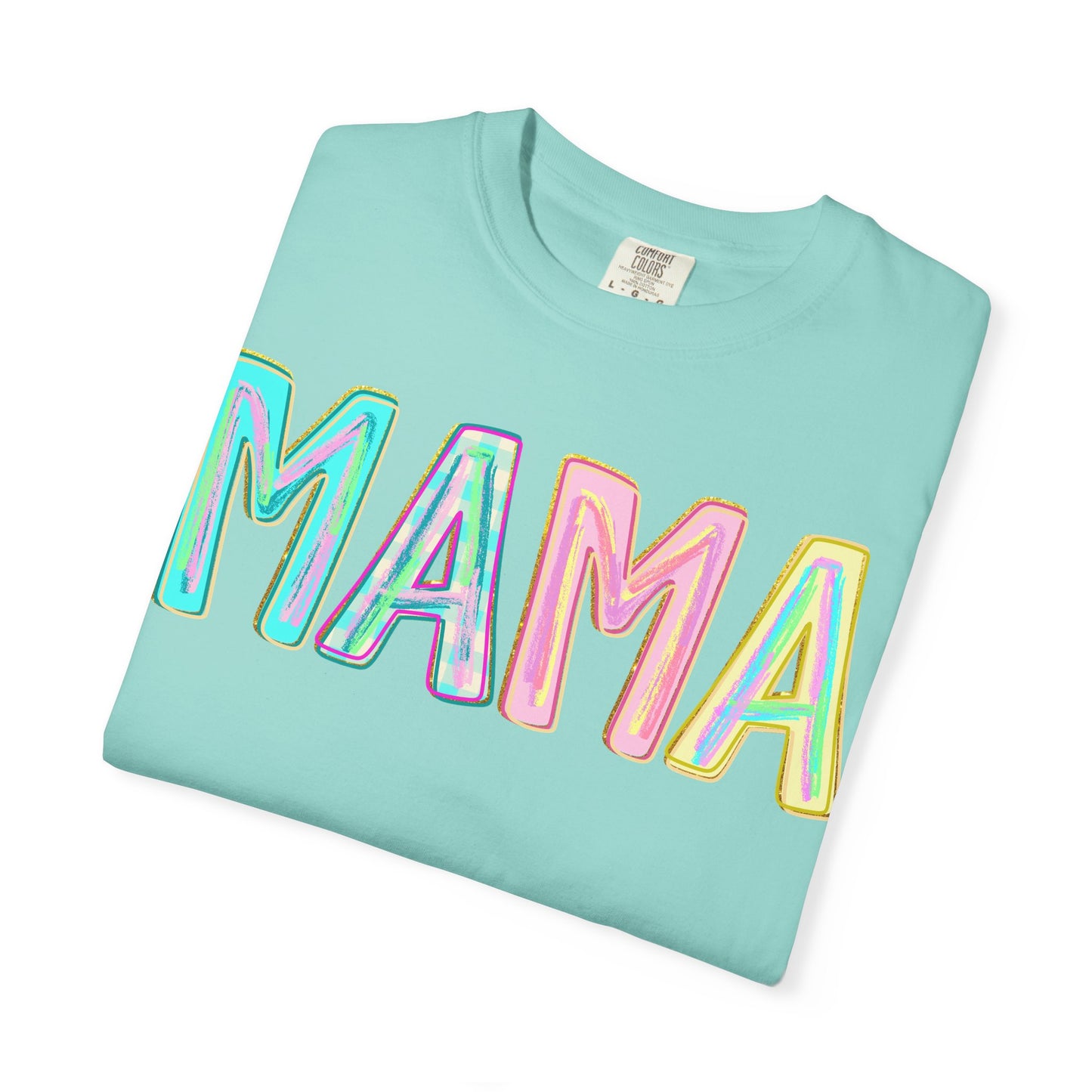 Mama Tee — Colorful Hand-Drawn Letters Mother's Day Mom T-Shirt
