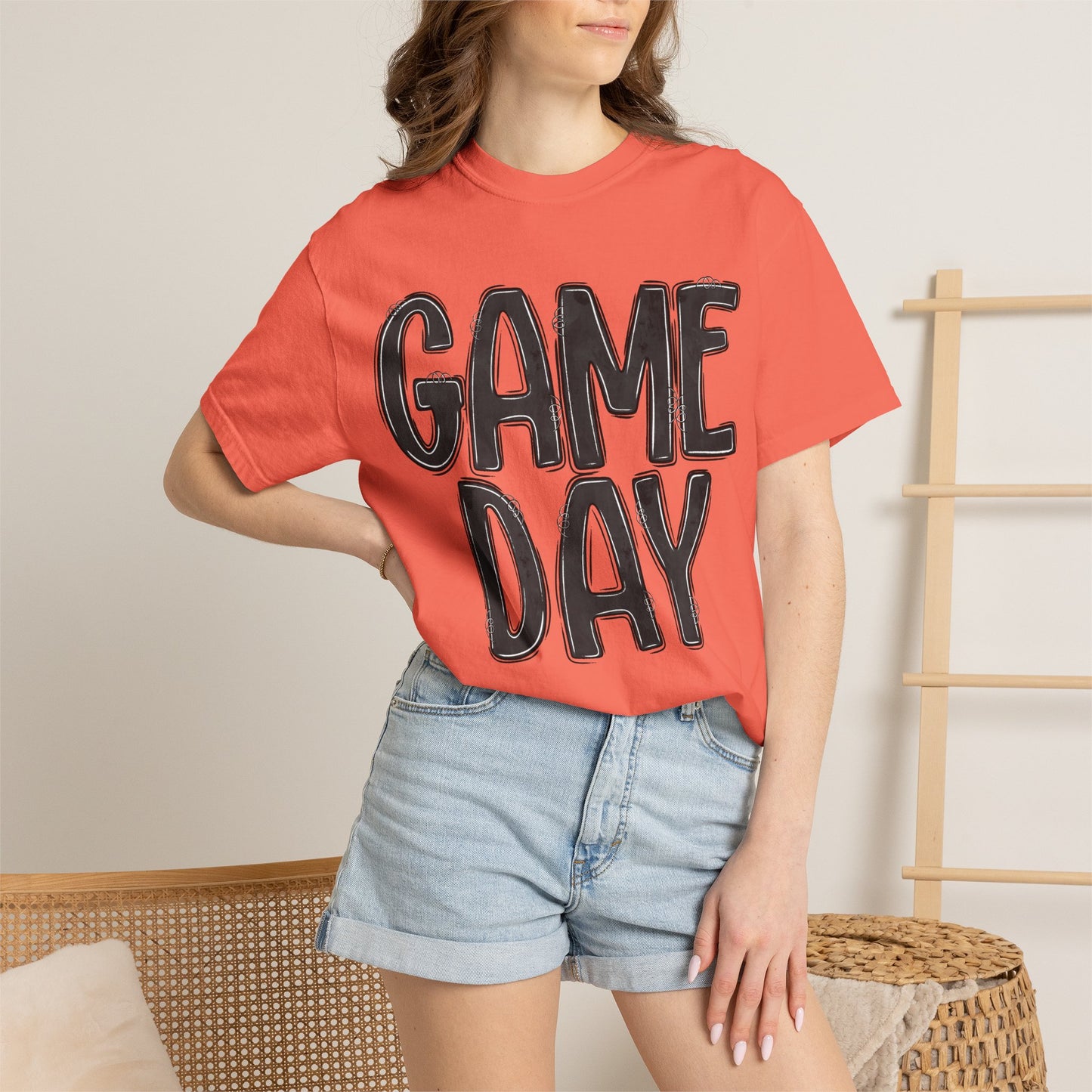 Game Day T-Shirt — Bold Brushstroke Sports Fan Tee