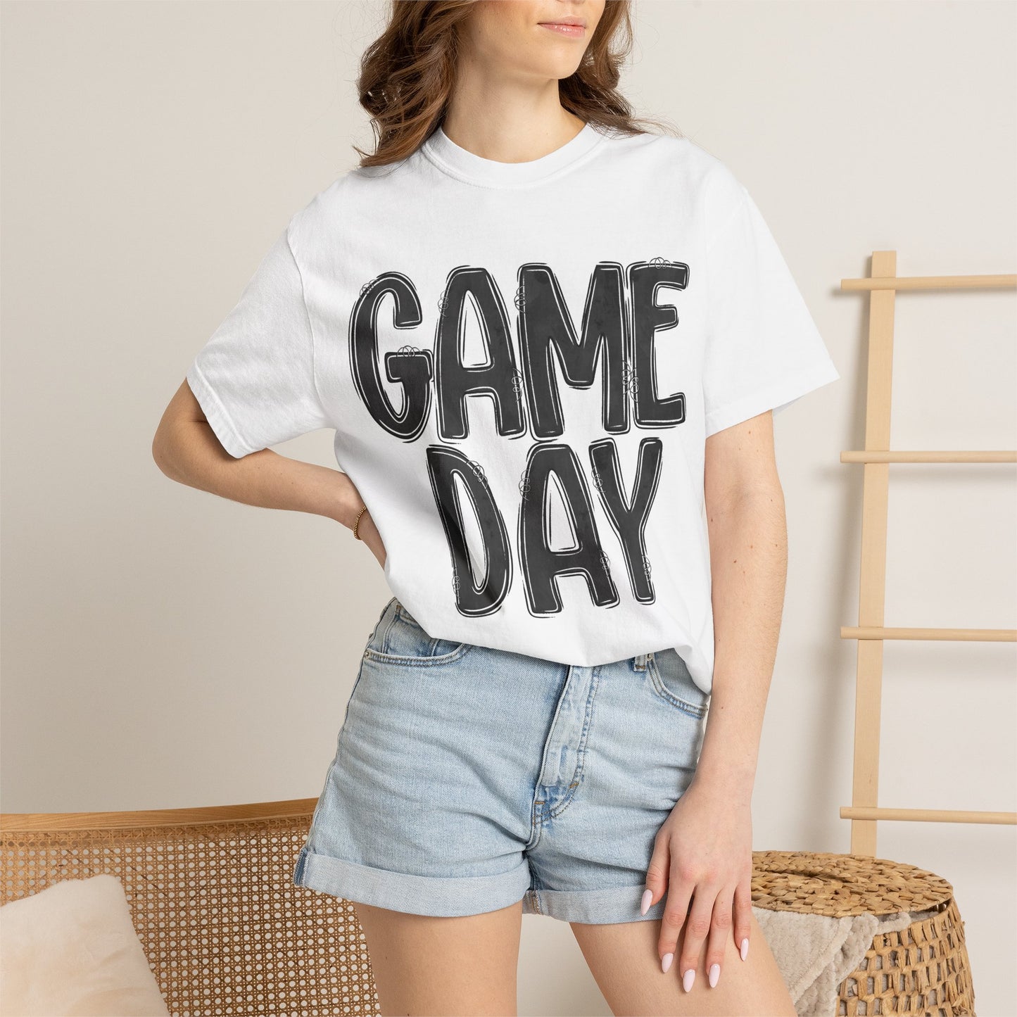Game Day T-Shirt — Bold Brushstroke Sports Fan Tee