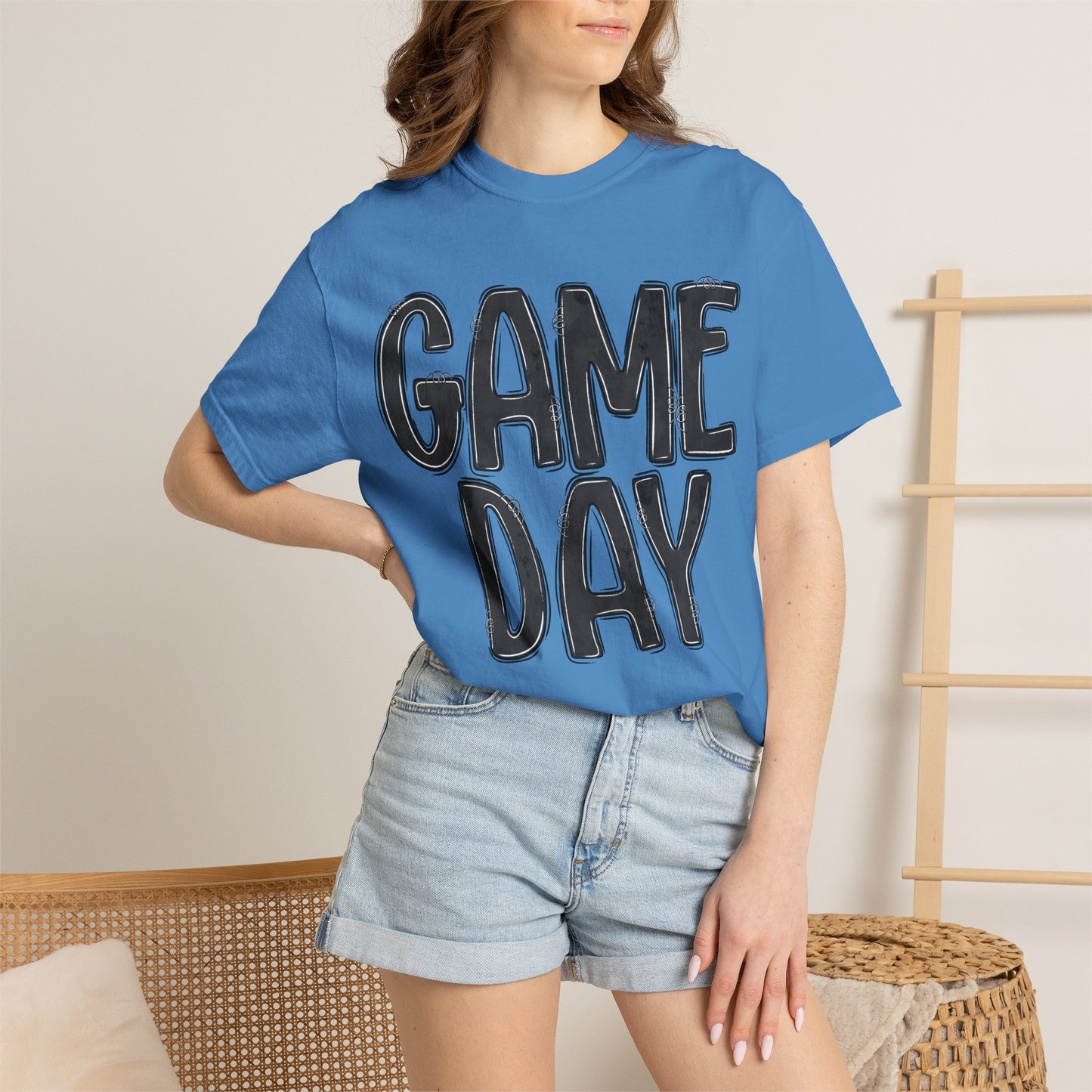 Game Day T-Shirt — Bold Brushstroke Sports Fan Tee