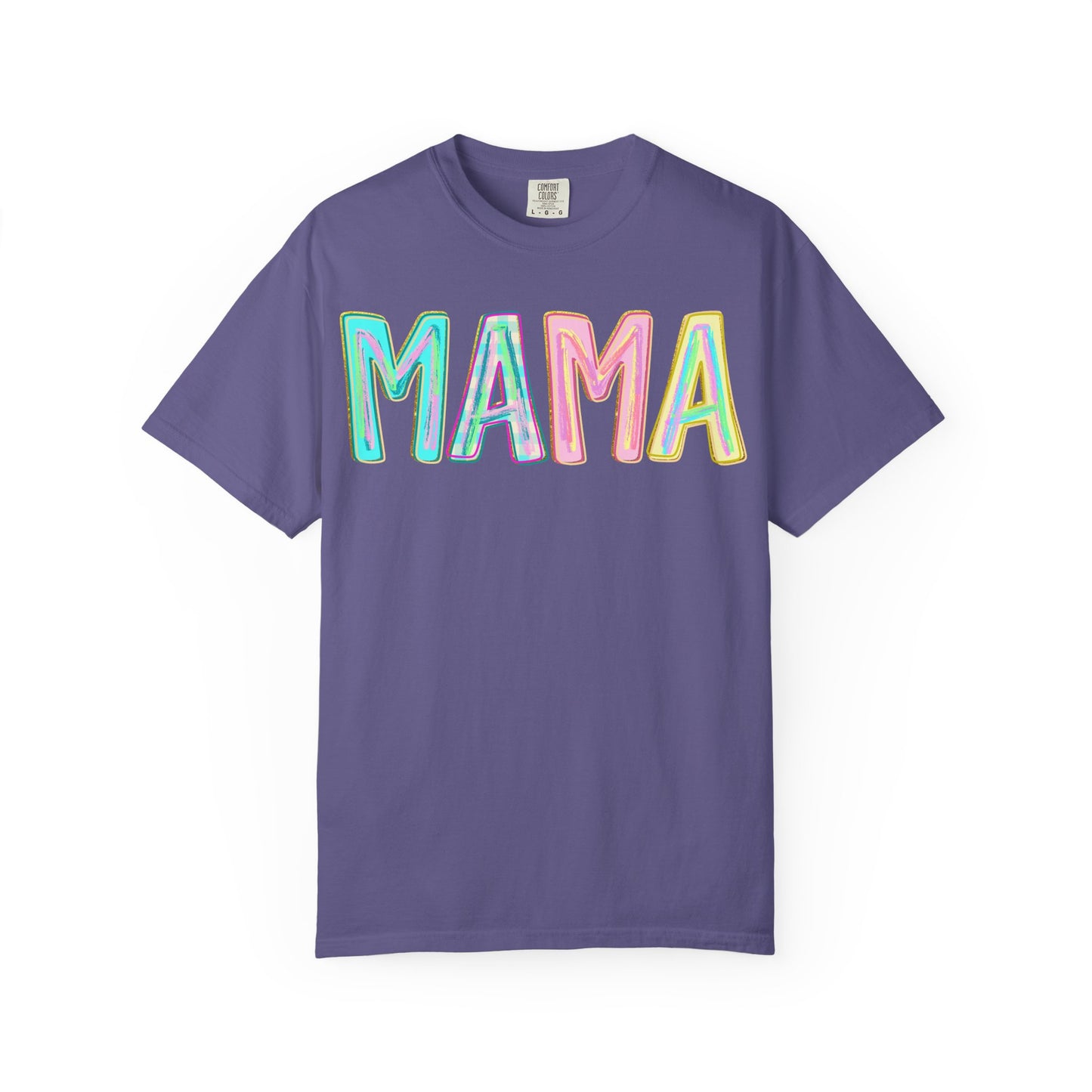 Mama Tee — Colorful Hand-Drawn Letters Mother's Day Mom T-Shirt