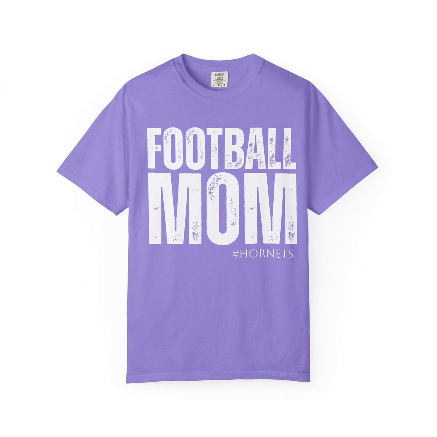 Football Mom T-Shirt — Distressed Team Spirit Tee
