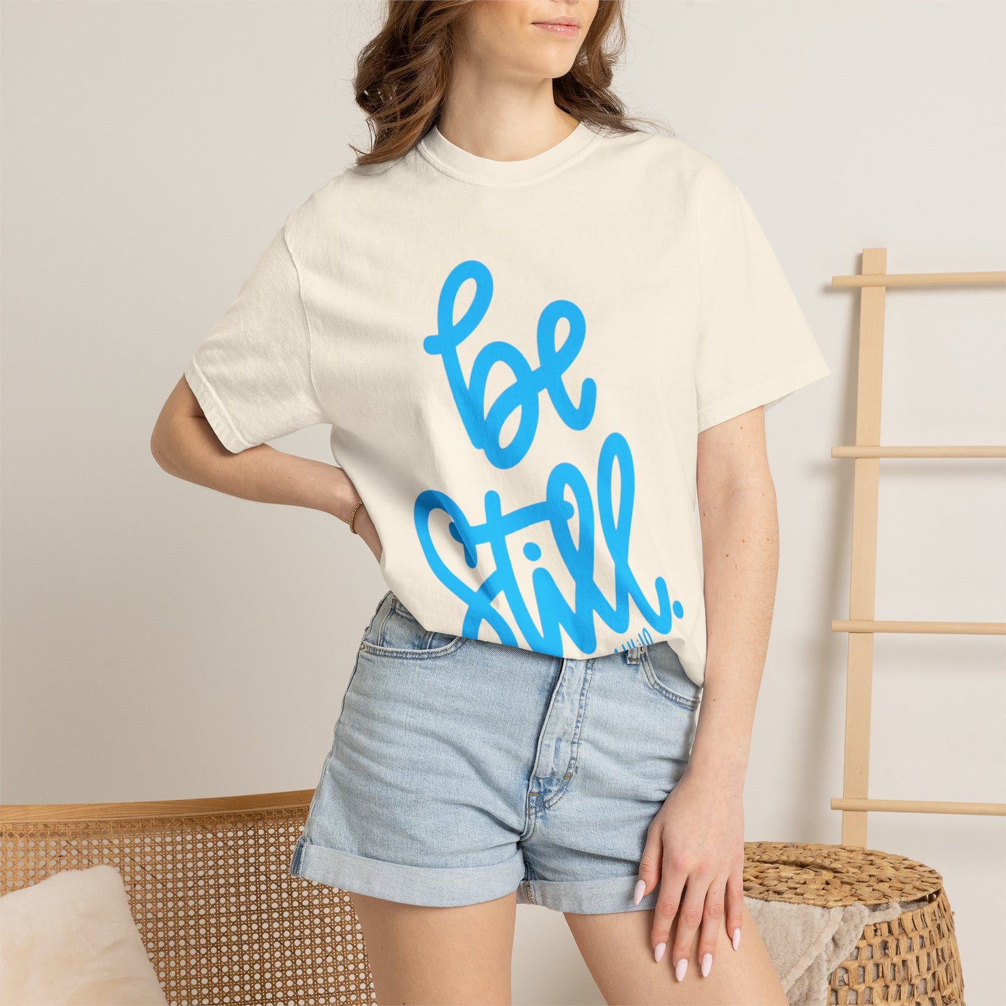Be Still Psalm 46:10 T-Shirt — Christian Faith Graphic Tee
