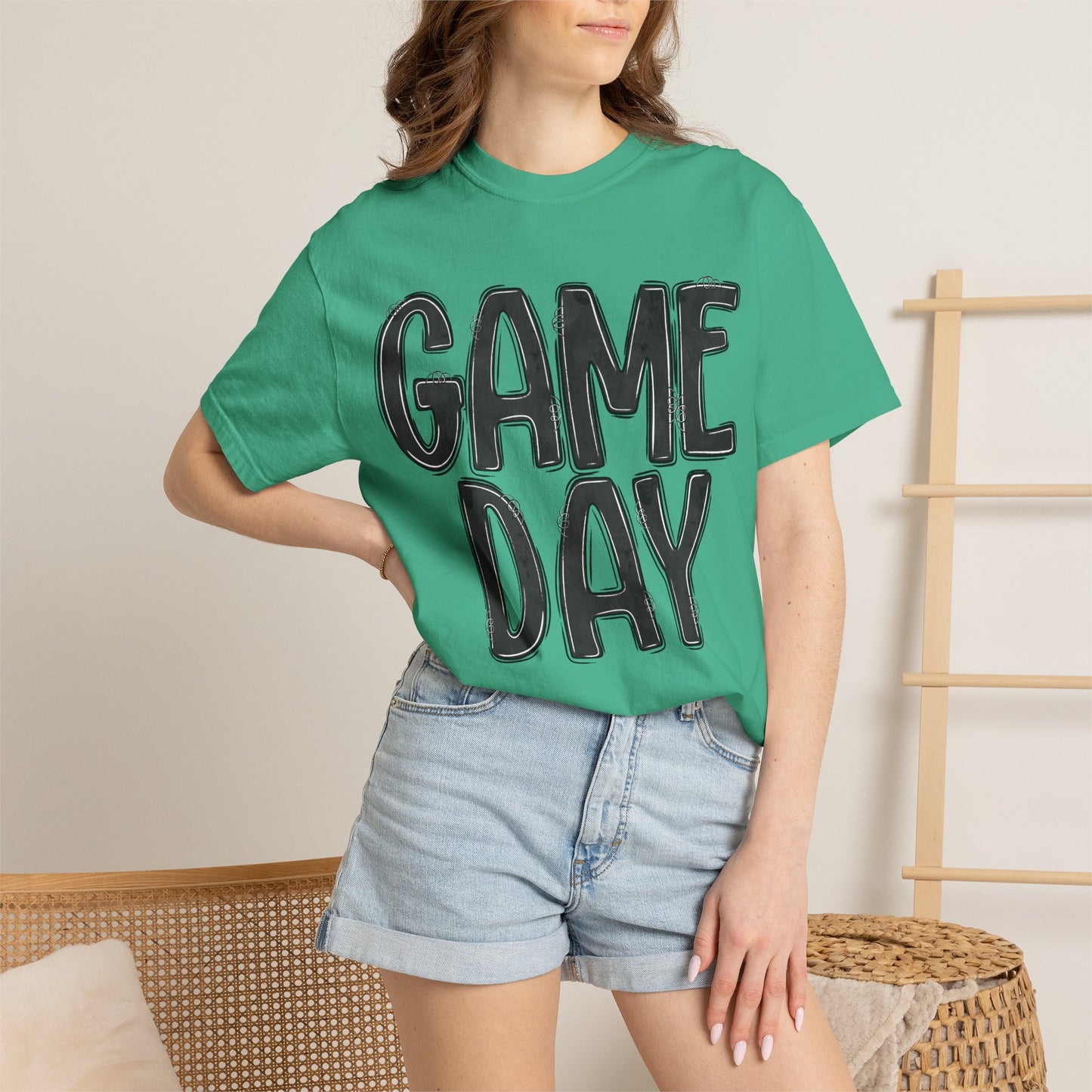 Game Day T-Shirt — Bold Brushstroke Sports Fan Tee