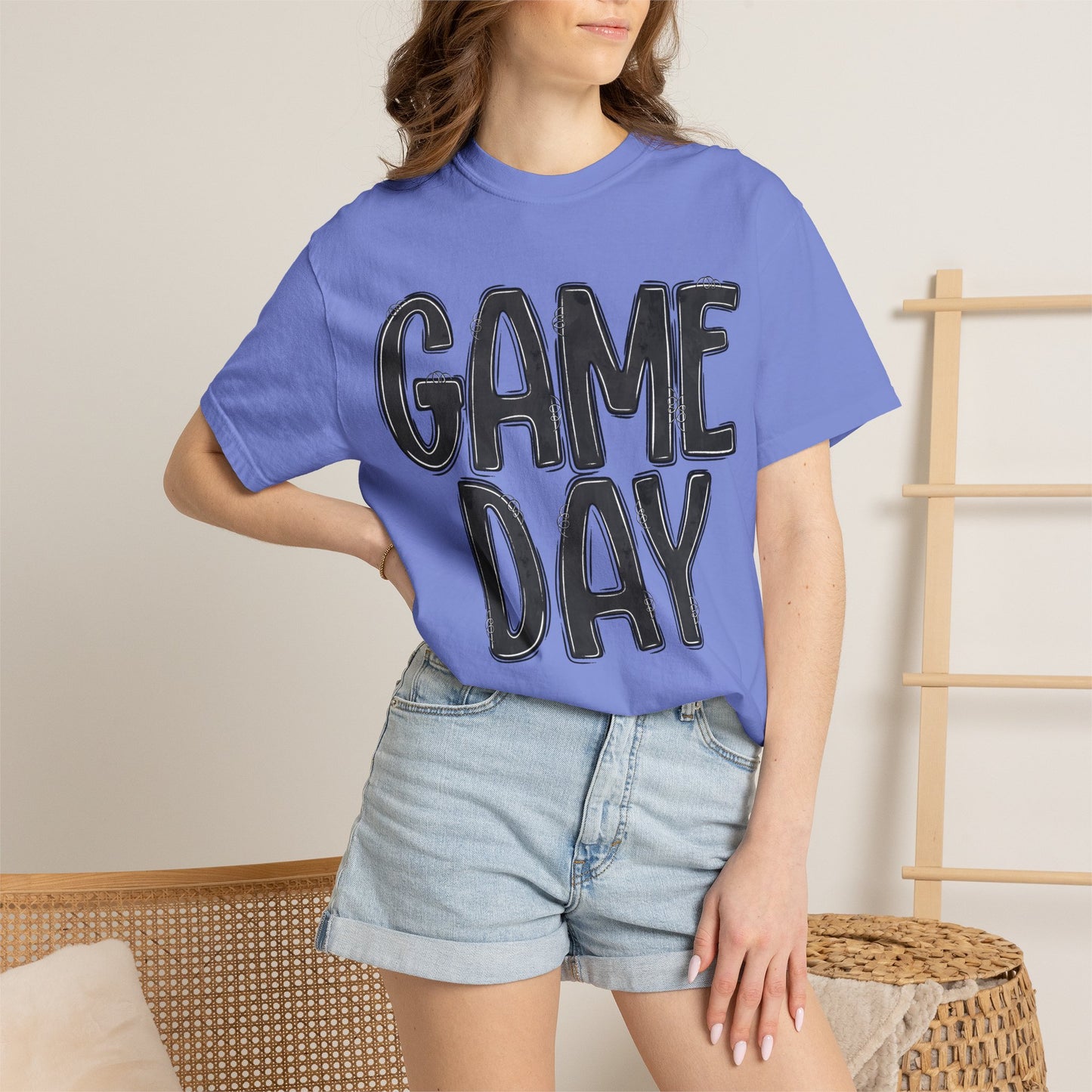 Game Day T-Shirt — Bold Brushstroke Sports Fan Tee