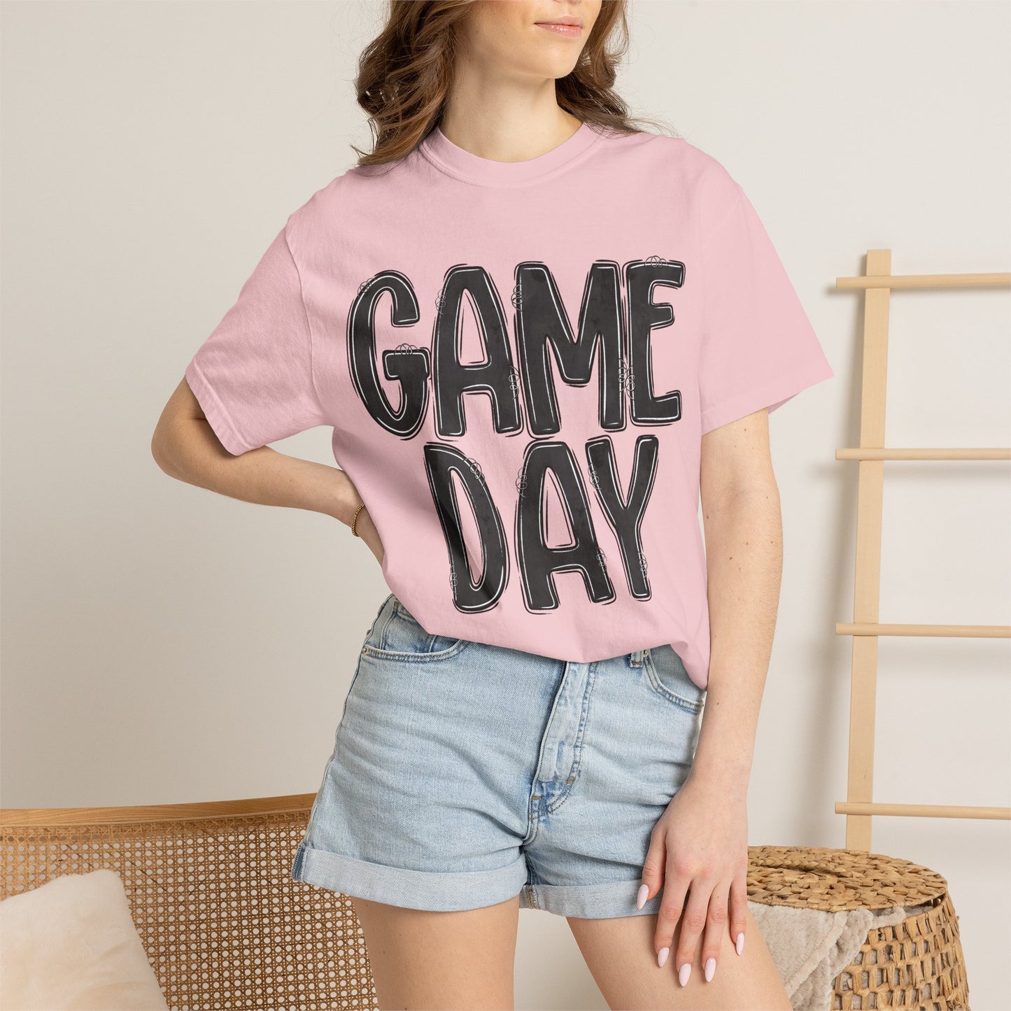Game Day T-Shirt — Bold Brushstroke Sports Fan Tee