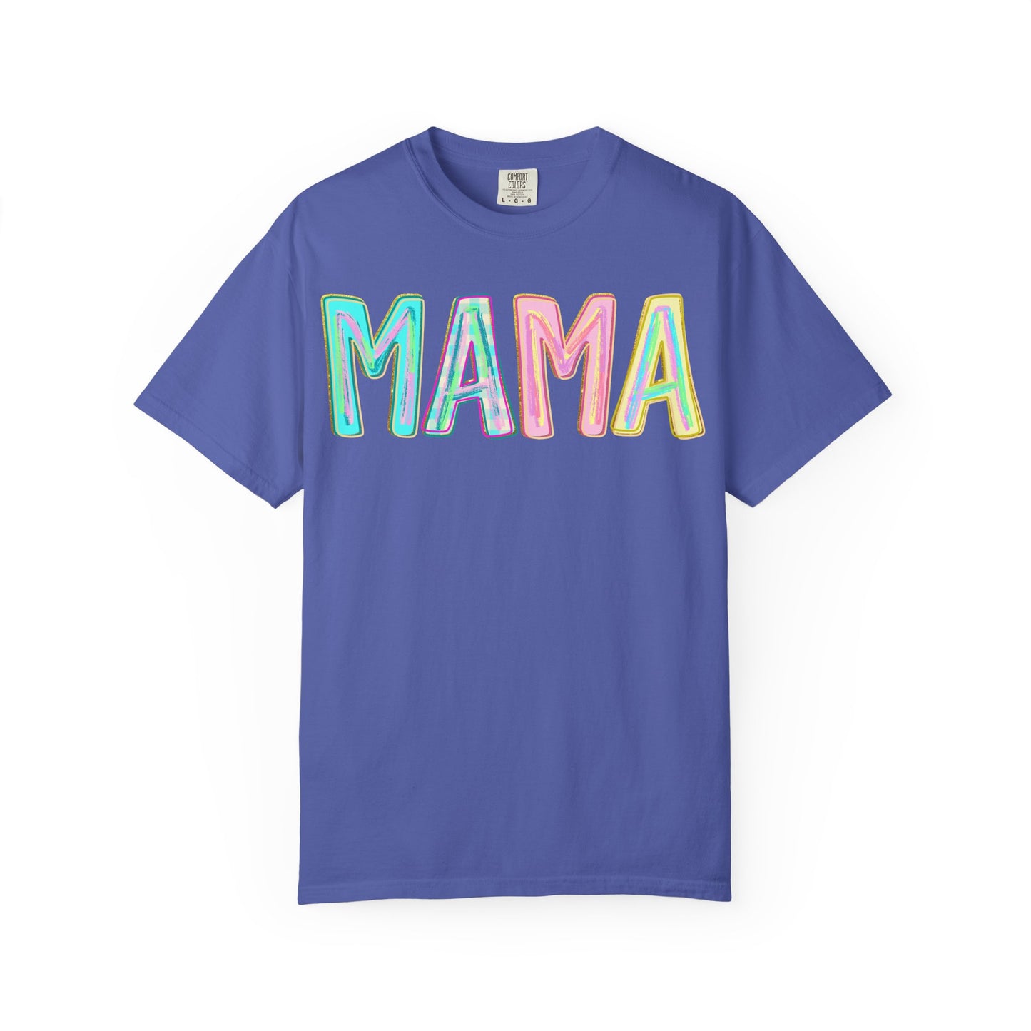 Mama Tee — Colorful Hand-Drawn Letters Mother's Day Mom T-Shirt