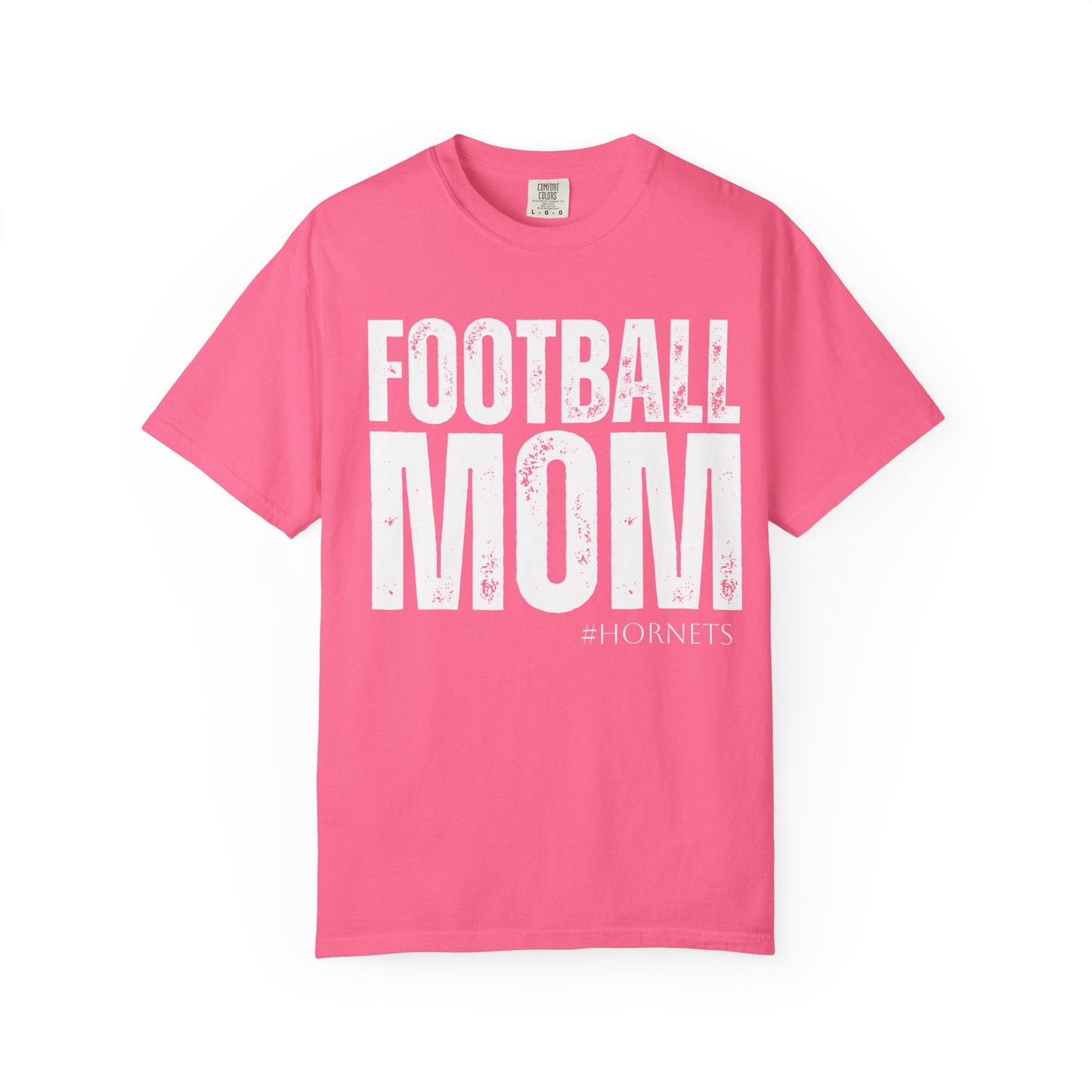 Football Mom T-Shirt — Distressed Team Spirit Tee