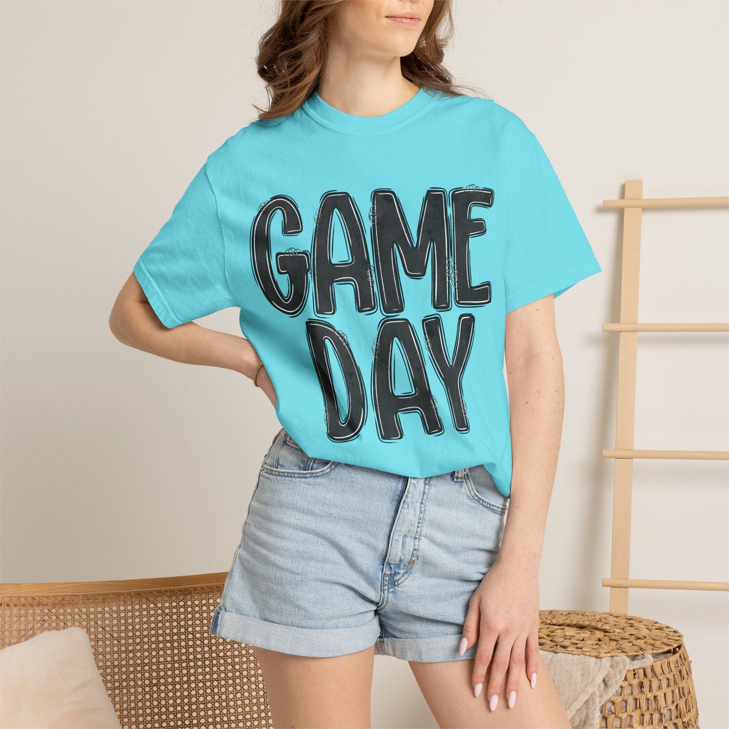 Game Day T-Shirt — Bold Brushstroke Sports Fan Tee