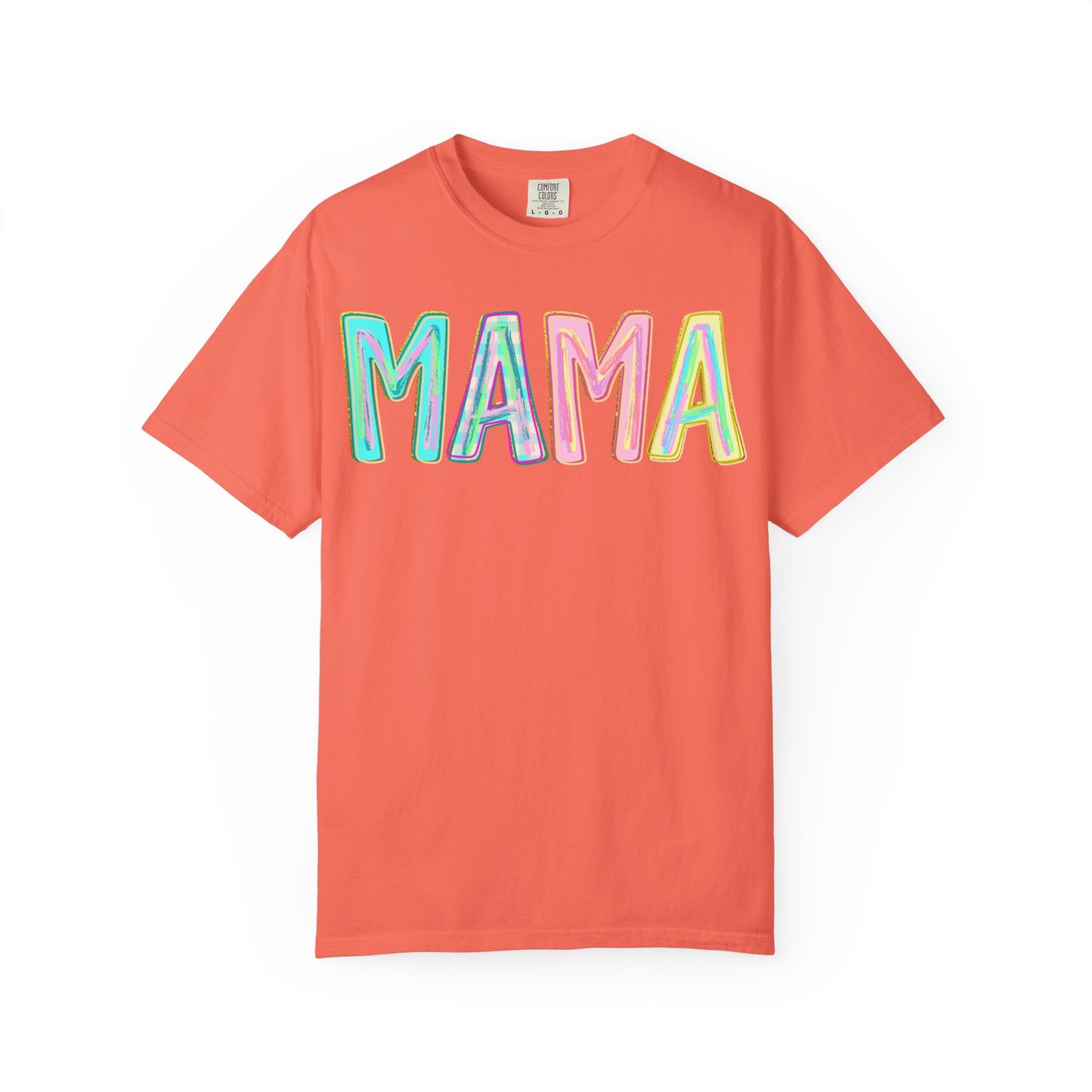 Mama Tee — Colorful Hand-Drawn Letters Mother's Day Mom T-Shirt