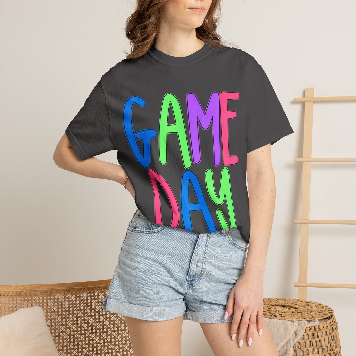 Game Day T-Shirt — Colorful Playful Graphic Tee