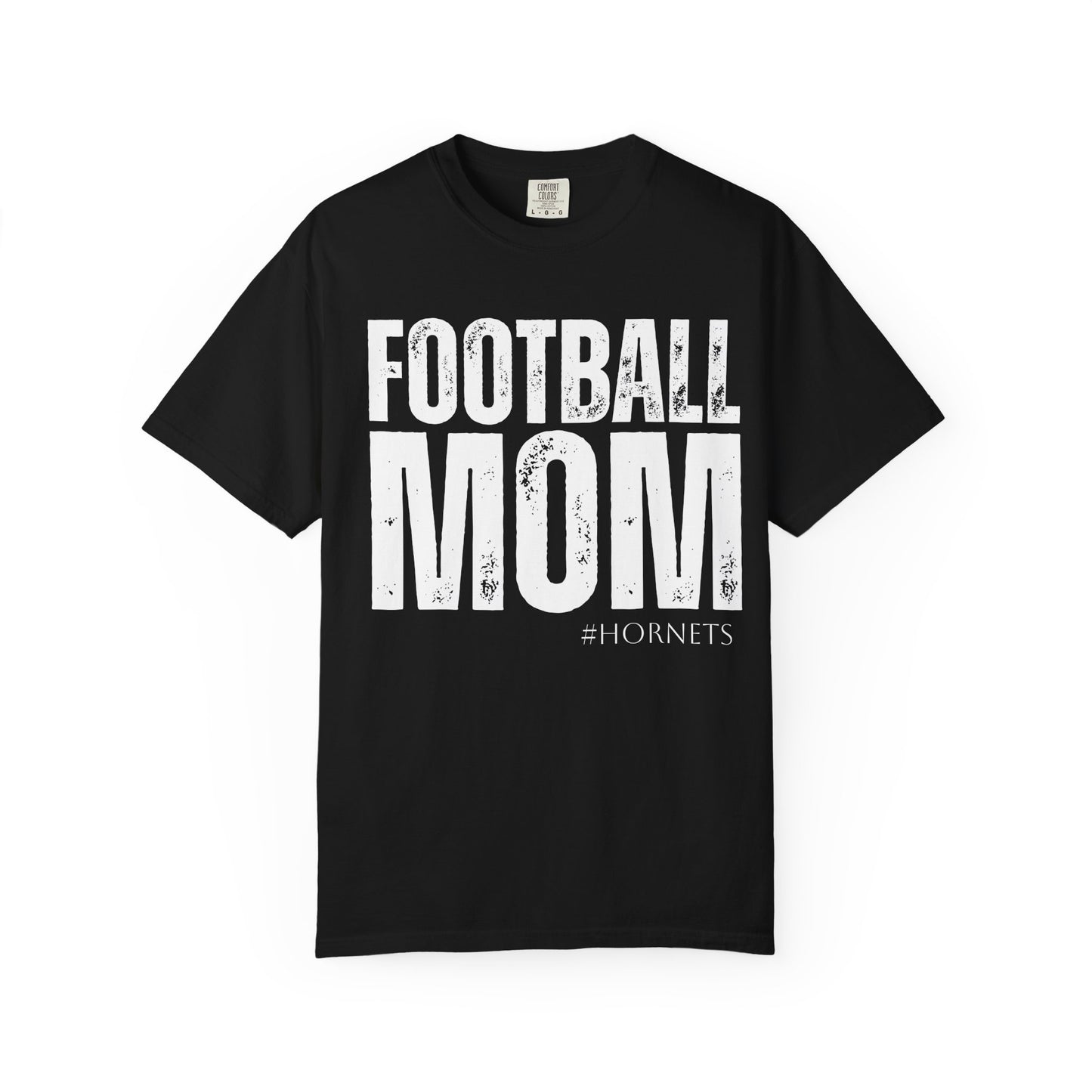 Football Mom T-Shirt — Distressed Team Spirit Tee