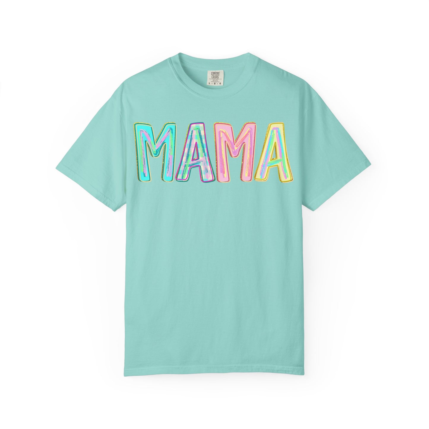 Mama Tee — Colorful Hand-Drawn Letters Mother's Day Mom T-Shirt