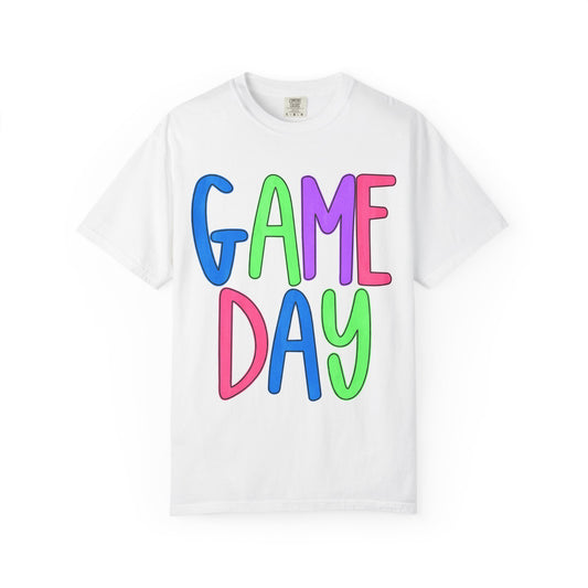 Game Day T-Shirt — Colorful Playful Graphic Tee