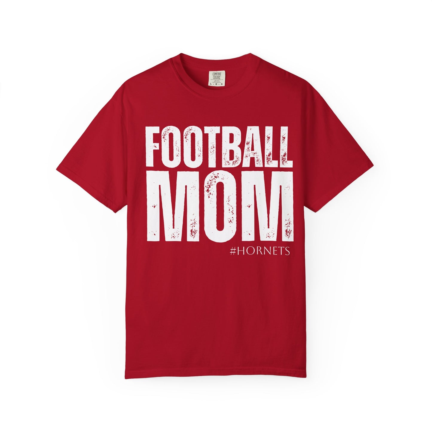 Football Mom T-Shirt — Distressed Team Spirit Tee