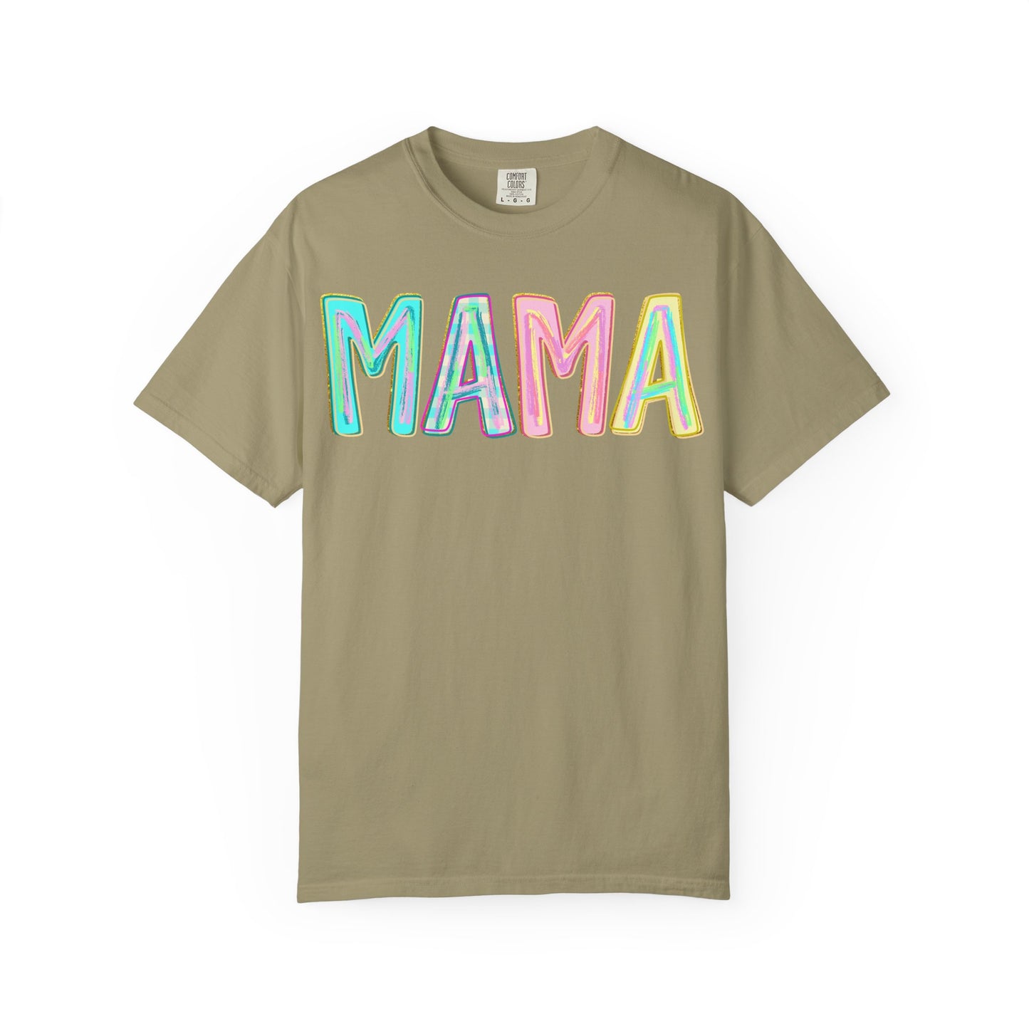 Mama Tee — Colorful Hand-Drawn Letters Mother's Day Mom T-Shirt