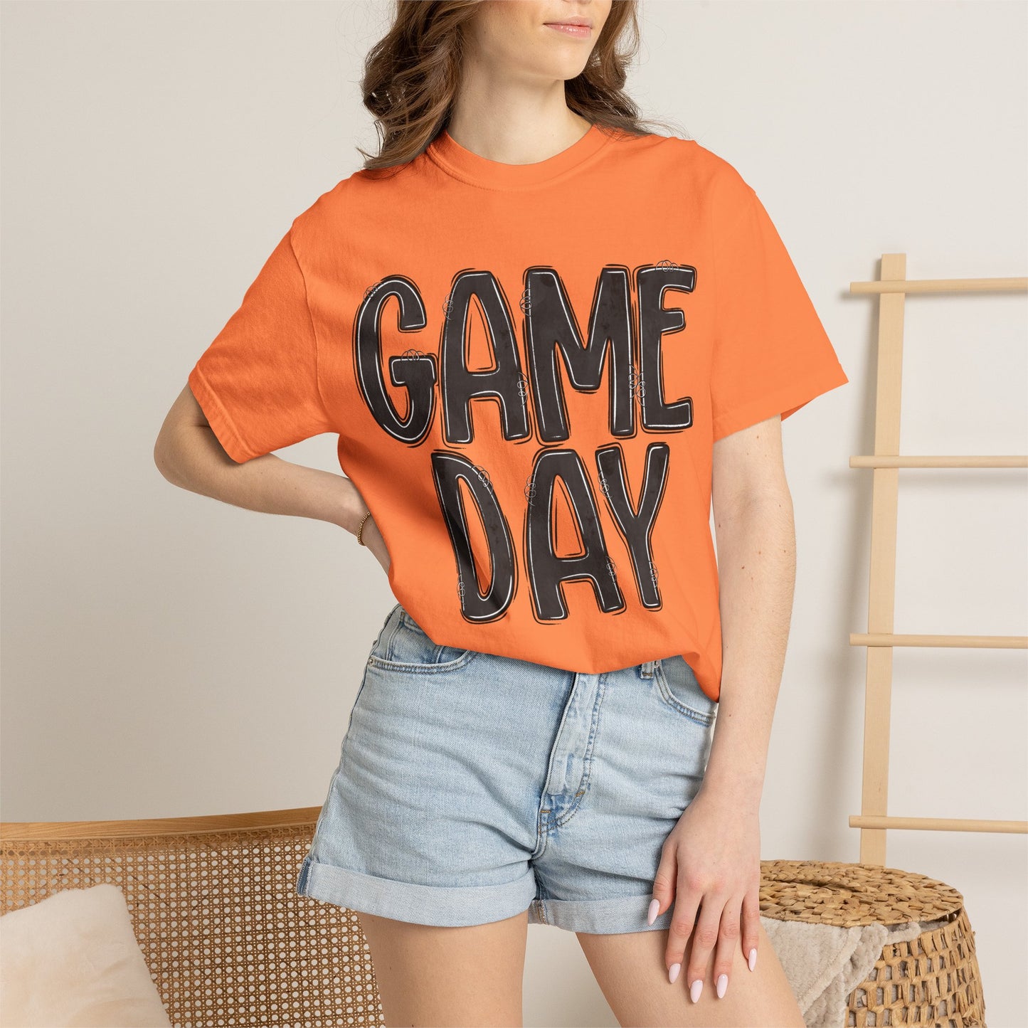 Game Day T-Shirt — Bold Brushstroke Sports Fan Tee