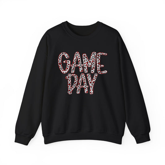 Game Day Leopard Crewneck Sweatshirt