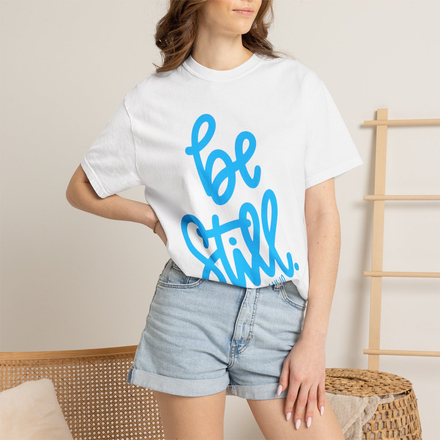 Be Still Psalm 46:10 T-Shirt — Christian Faith Graphic Tee