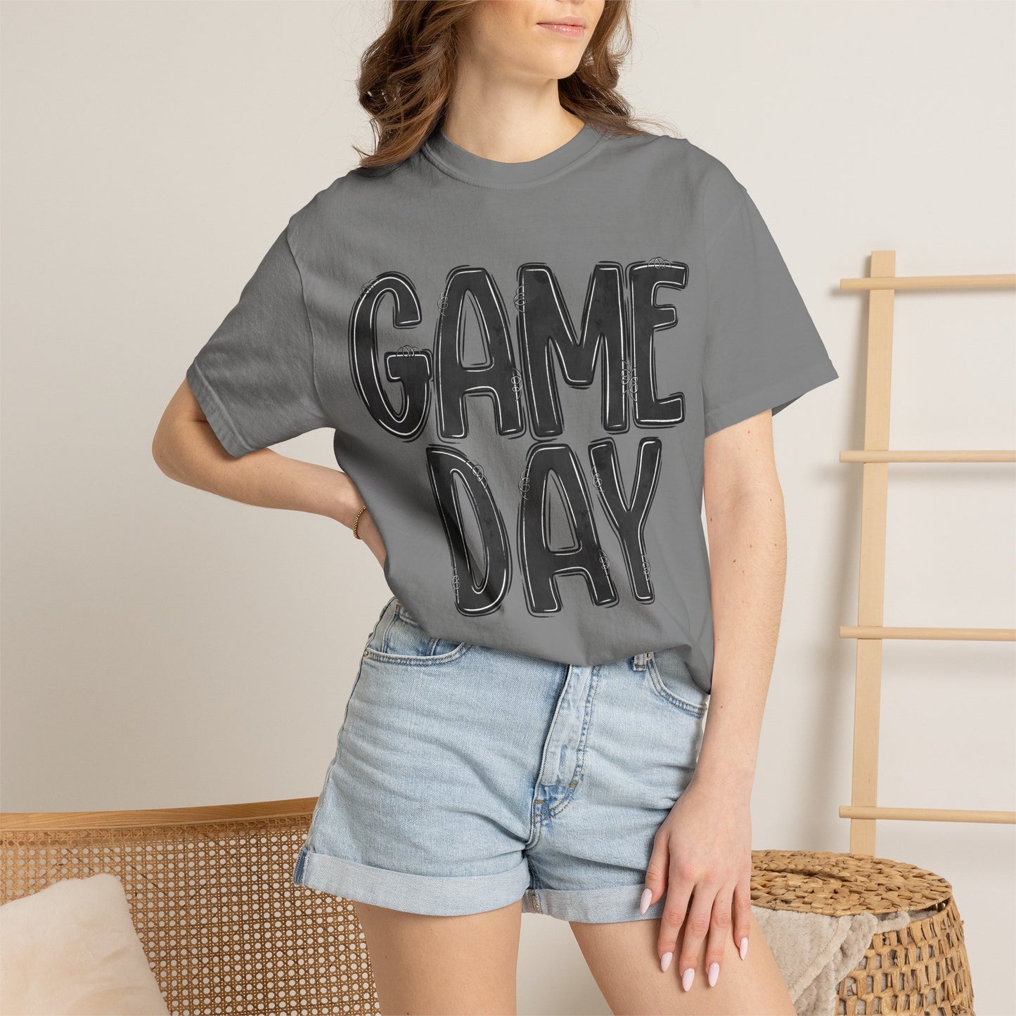 Game Day T-Shirt — Bold Brushstroke Sports Fan Tee
