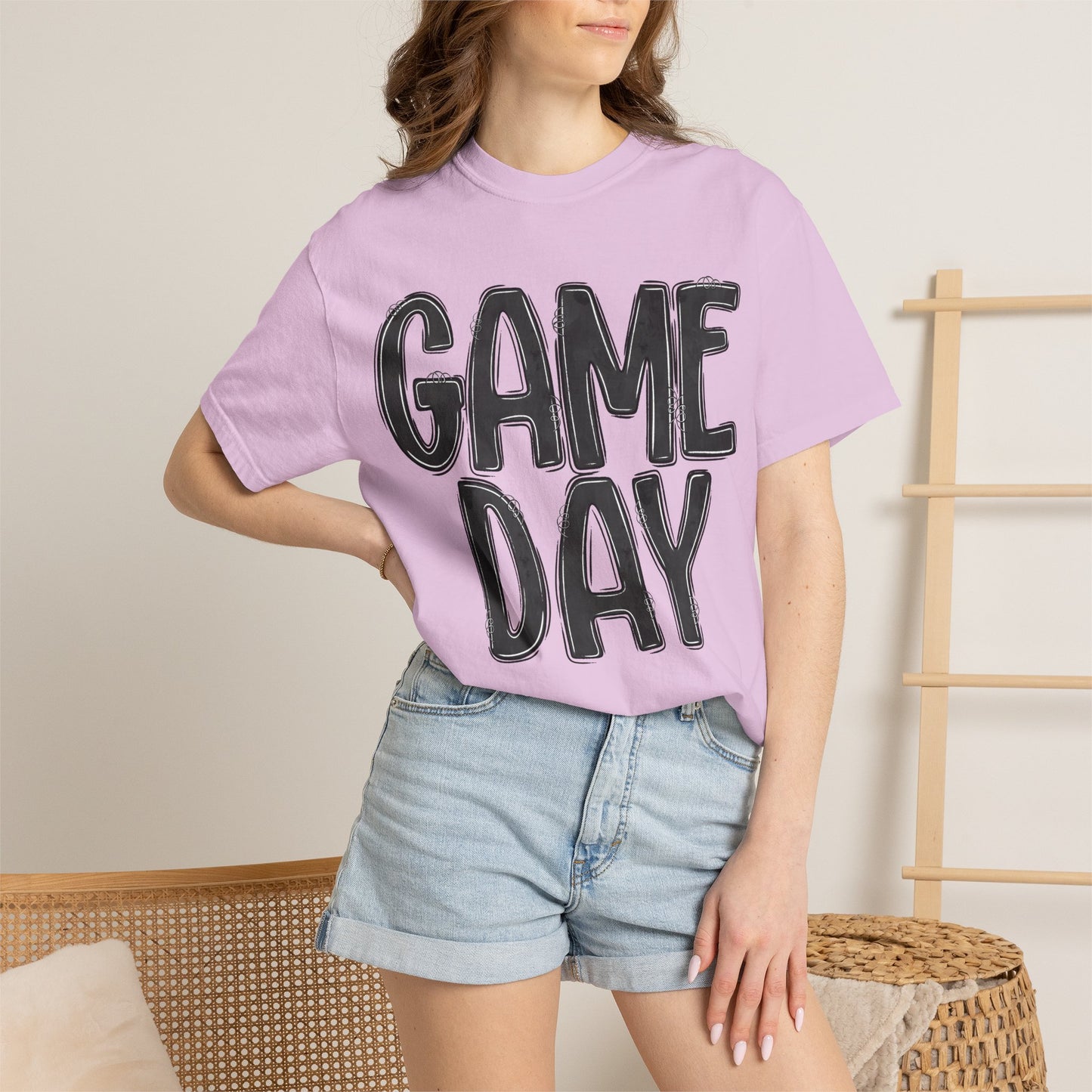 Game Day T-Shirt — Bold Brushstroke Sports Fan Tee